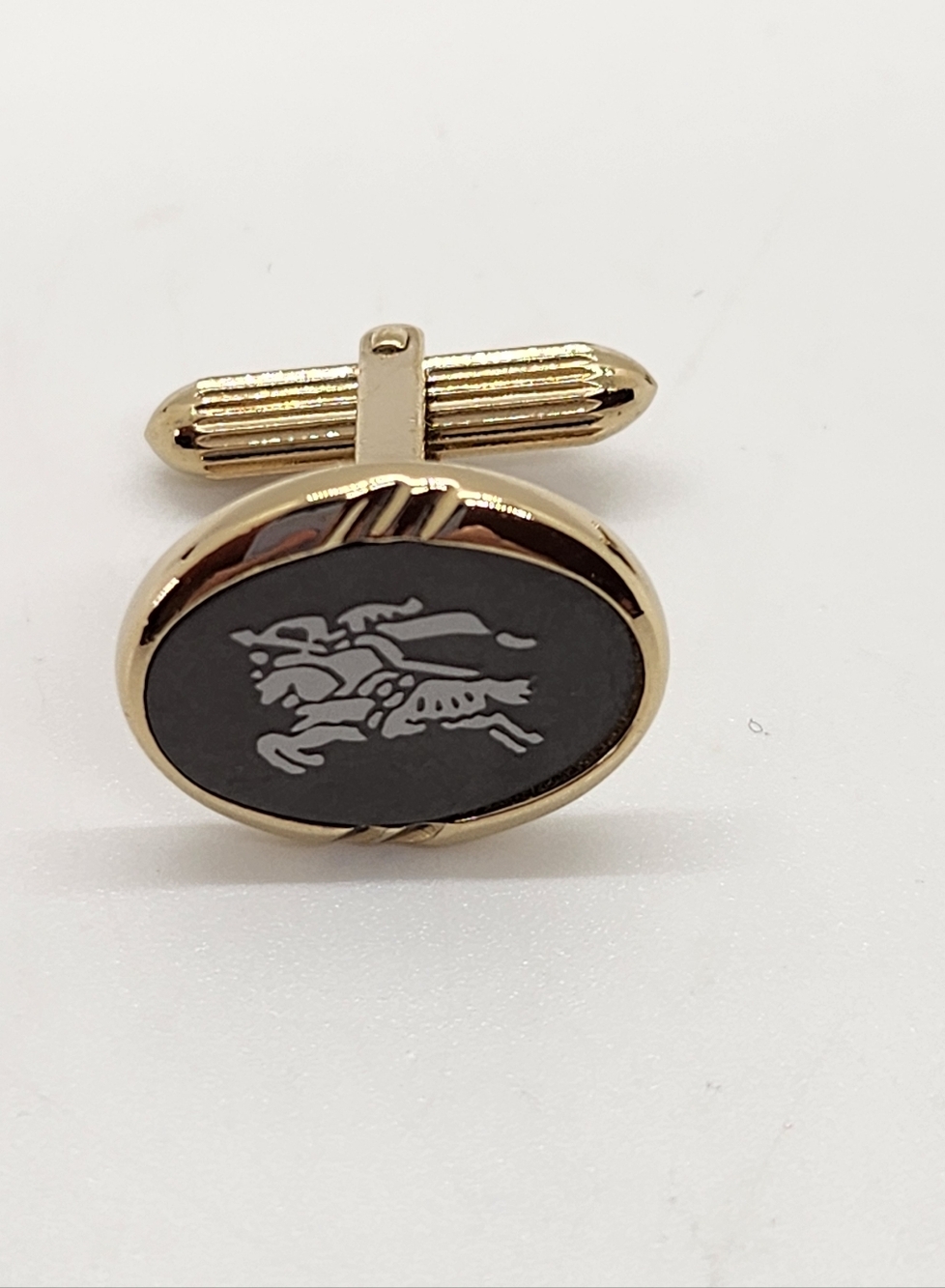 Burberry Gold Cufflinks - Picture 3 of 4